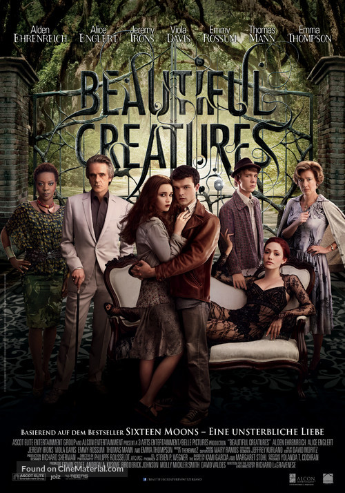 Beautiful Creatures - Swiss Movie Poster