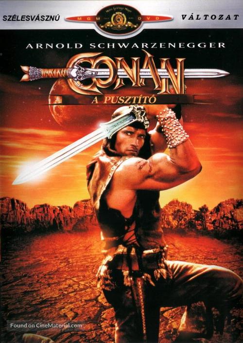 Conan The Destroyer - Hungarian Movie Cover