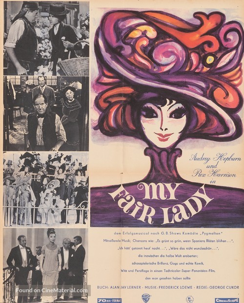 My Fair Lady - German Movie Poster