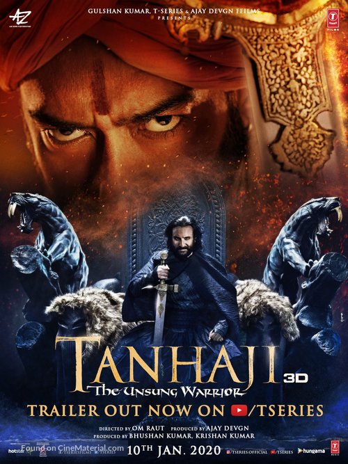 Taanaji: The Unsung Warrior - Indian Movie Poster