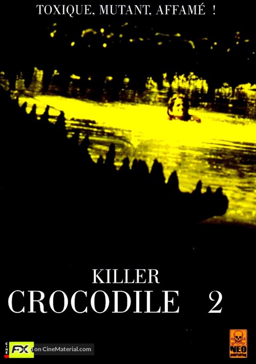 Killer Crocodile II - French DVD movie cover