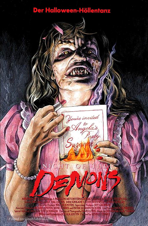 Night of the Demons - German Movie Cover