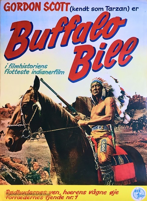 Buffalo Bill, l&#039;eroe del far west - Danish Movie Poster