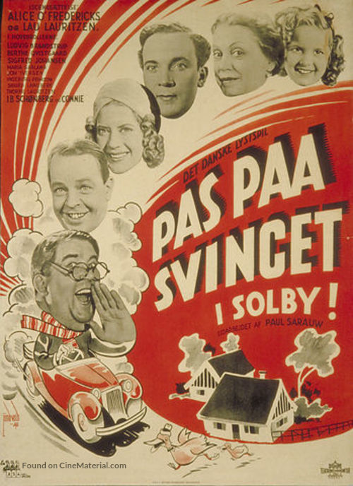 Pas p&aring; Svinget i Solby - Danish Movie Poster