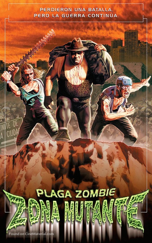 Plaga zombie: Zona mutante - Argentinian VHS movie cover