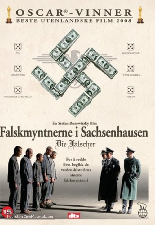 Die F&auml;lscher - Norwegian Movie Cover