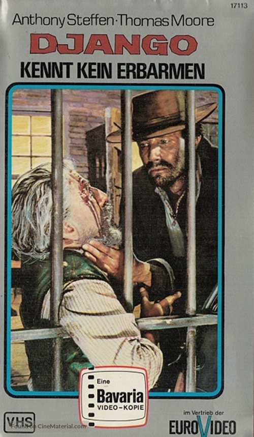 Pochi dollari per Django - German VHS movie cover