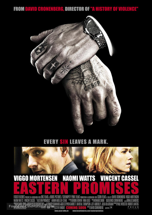 Eastern Promises - Swiss Movie Poster