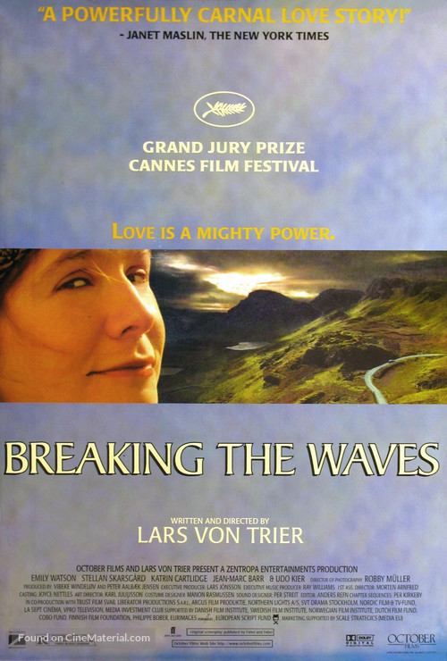 Breaking the Waves - Movie Poster