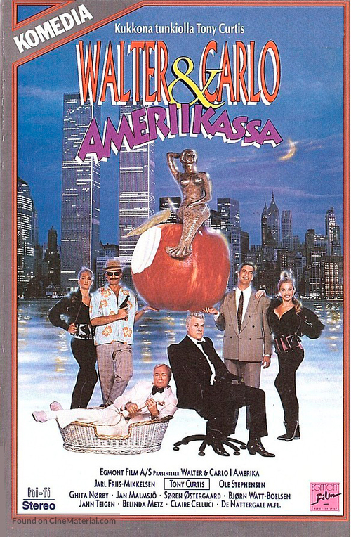 Walter &amp; Carlo i Amerika - Finnish VHS movie cover