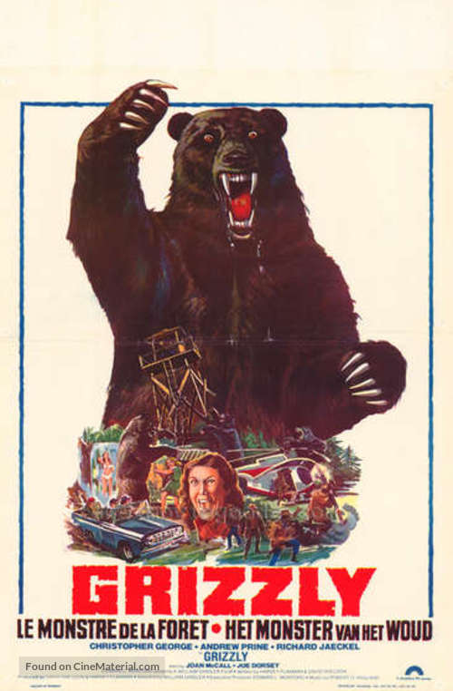 Grizzly - Belgian Movie Poster