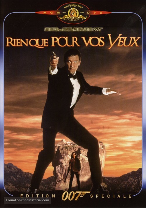 For Your Eyes Only - French DVD movie cover