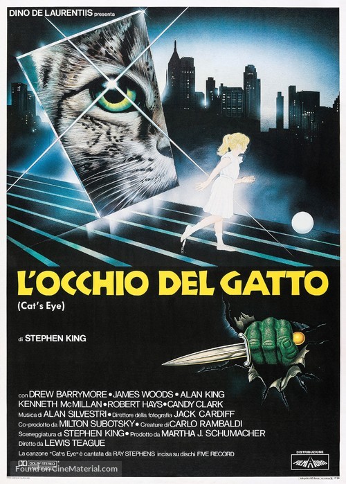 Cat&#039;s Eye - Italian Movie Poster