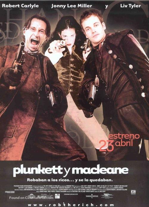 Plunkett &amp; Macleane - Spanish Movie Poster