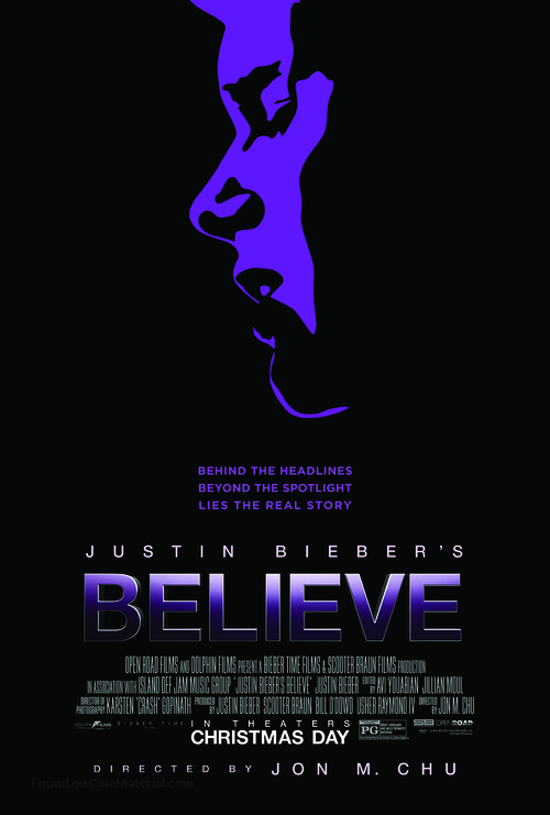 Justin Bieber&#039;s Believe - Movie Poster