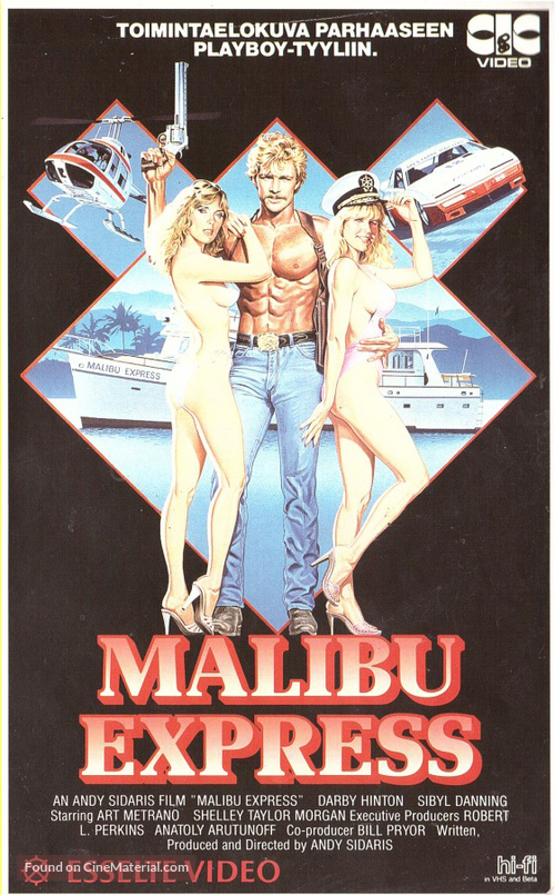 Malibu Express - Finnish VHS movie cover