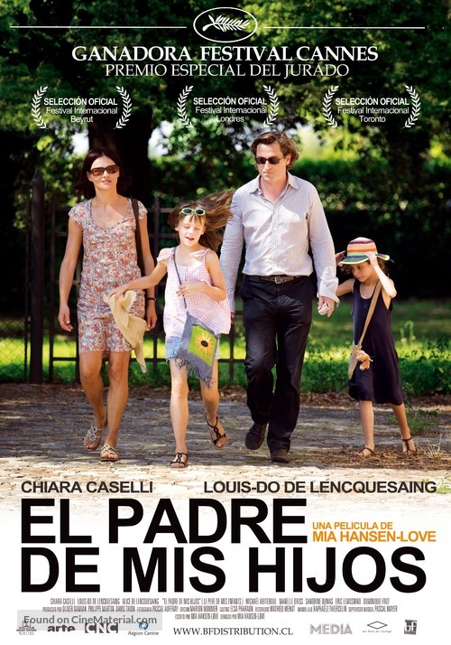 Le p&egrave;re de mes enfants - Chilean Movie Poster