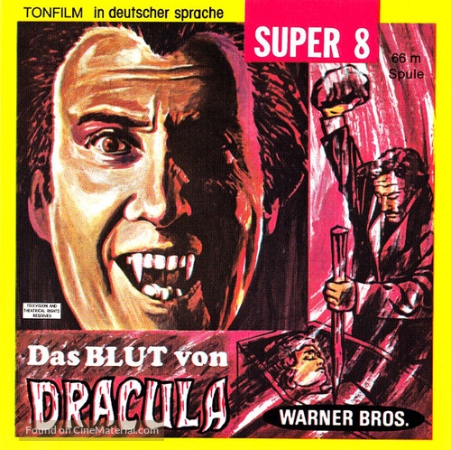 Taste the Blood of Dracula - German Movie Cover
