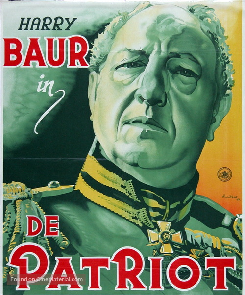 Patriote, Le - Dutch Movie Poster