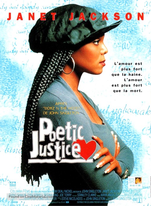 Poetic Justice - French Movie Poster