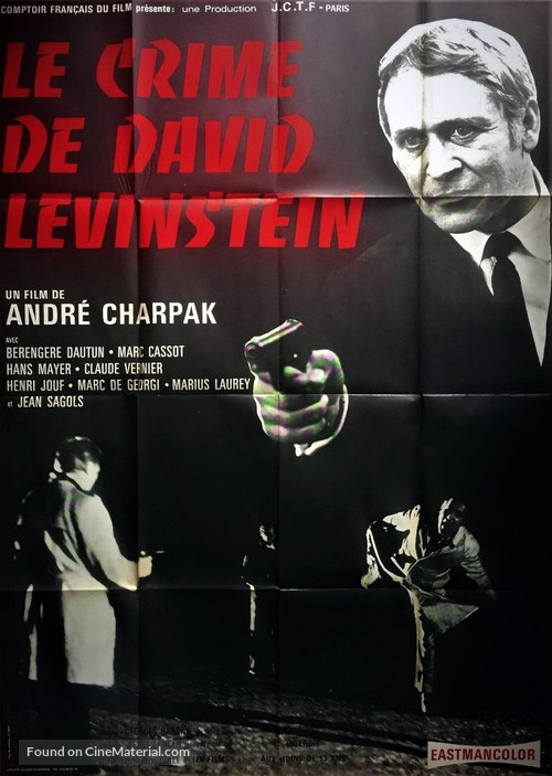 Le crime de David Levinstein - French Movie Poster