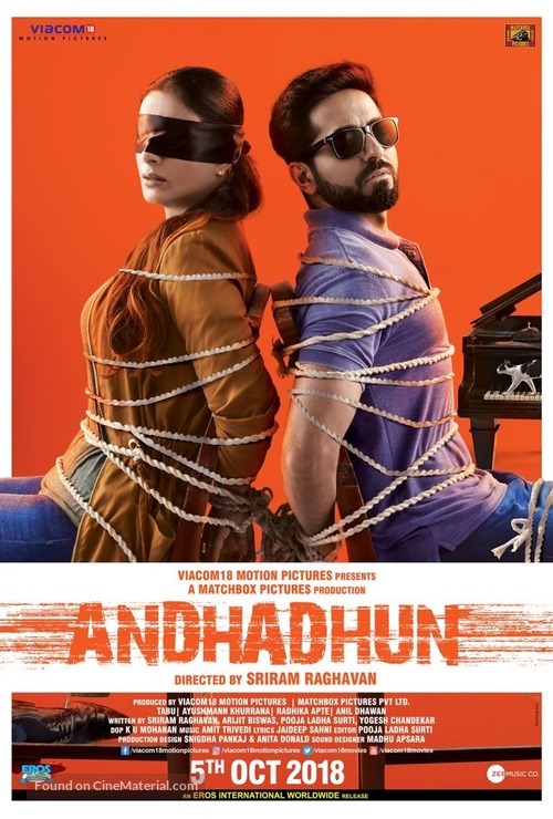 Andhadhun - Indian Movie Poster