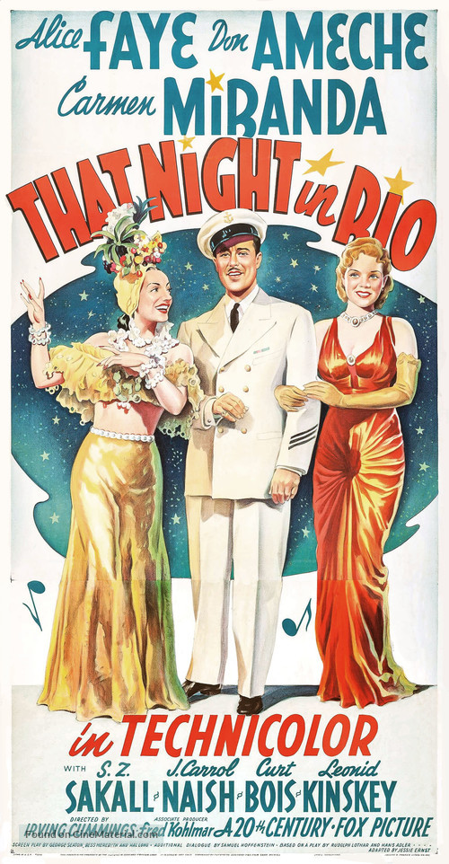 That Night in Rio - Movie Poster