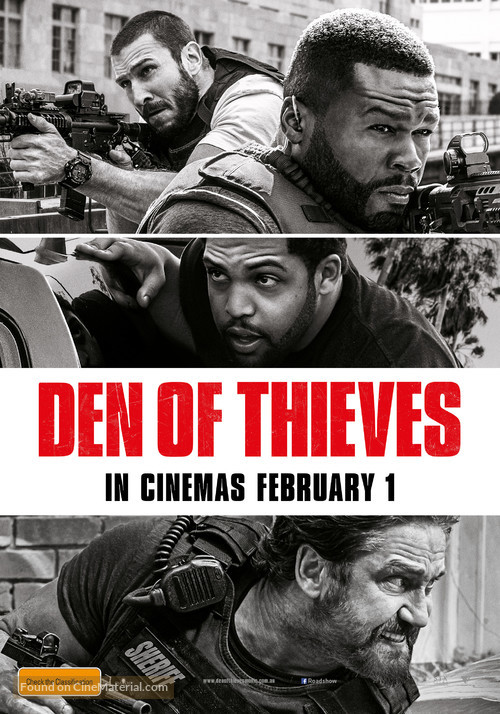 Den of Thieves - Australian Movie Poster