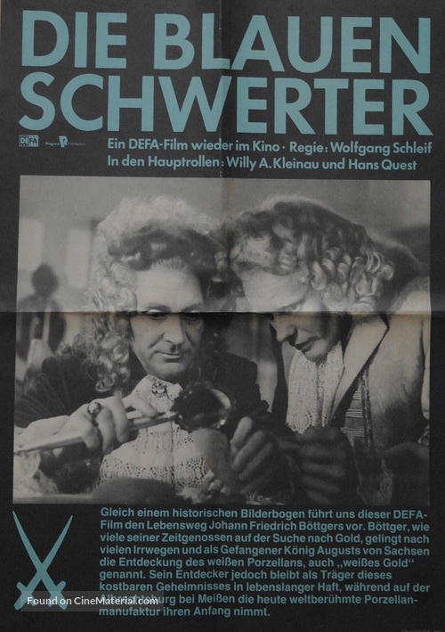 Blauen Schwerter, Die - German Re-release movie poster