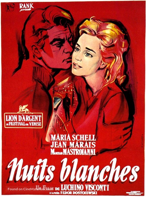 Notti bianche, Le - French Movie Poster