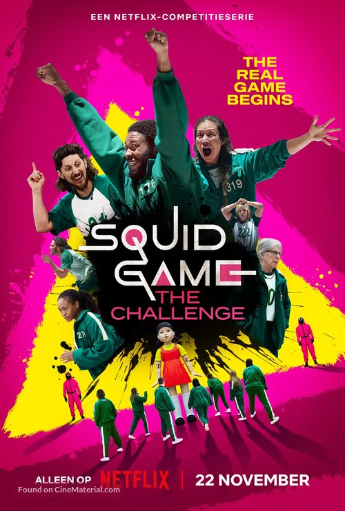 &quot;Squid Game: The Challenge&quot; - Dutch Movie Poster