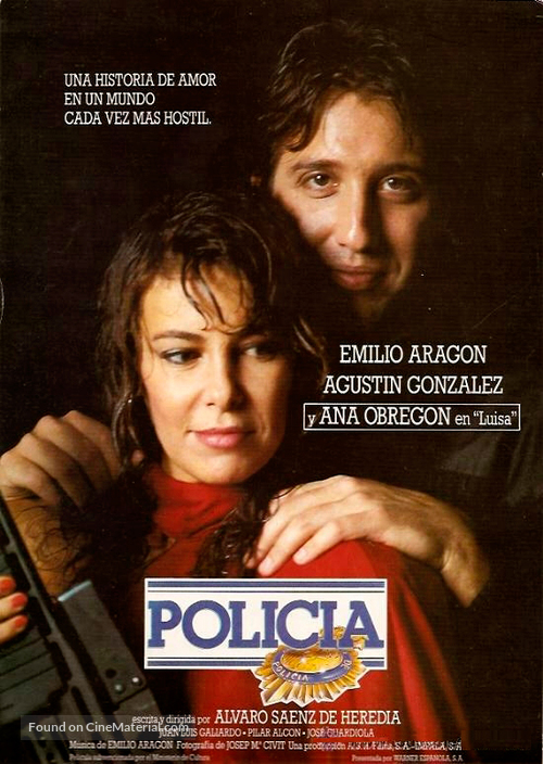 Polic&iacute;a - Spanish Movie Poster
