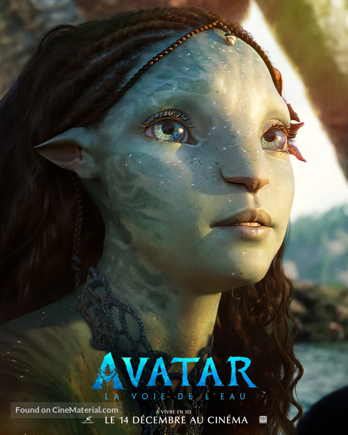 Avatar: The Way of Water - French Movie Poster