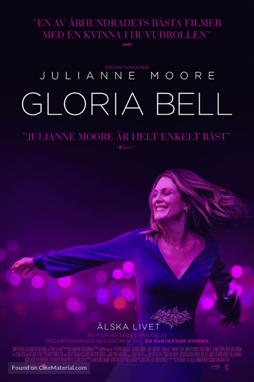 Gloria Bell - Swedish Movie Poster