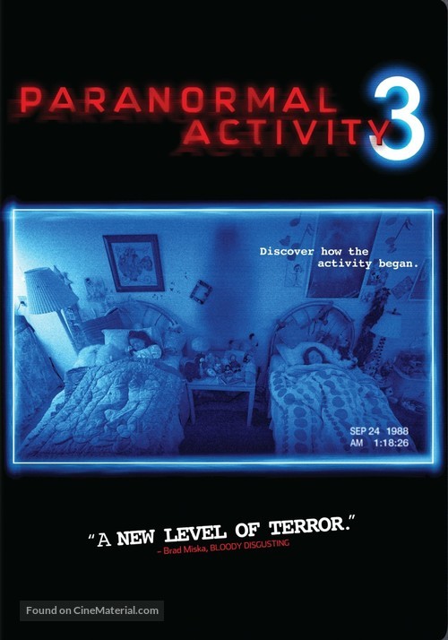 Paranormal Activity 3 - DVD movie cover