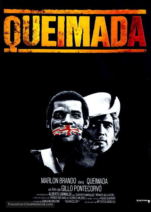 Queimada - French Movie Poster