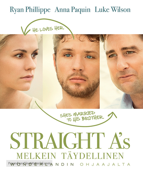 Straight A&#039;s - Finnish Blu-Ray movie cover