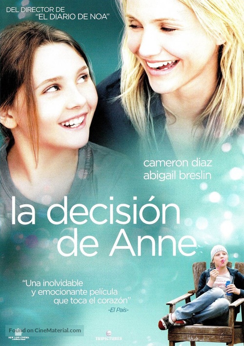 My Sister&#039;s Keeper - Spanish Movie Cover