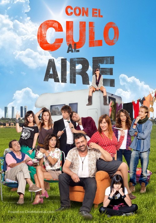 &quot;Con el culo al aire&quot; - Spanish Movie Poster