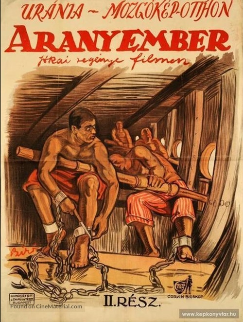 Az aranyember - Hungarian Movie Poster