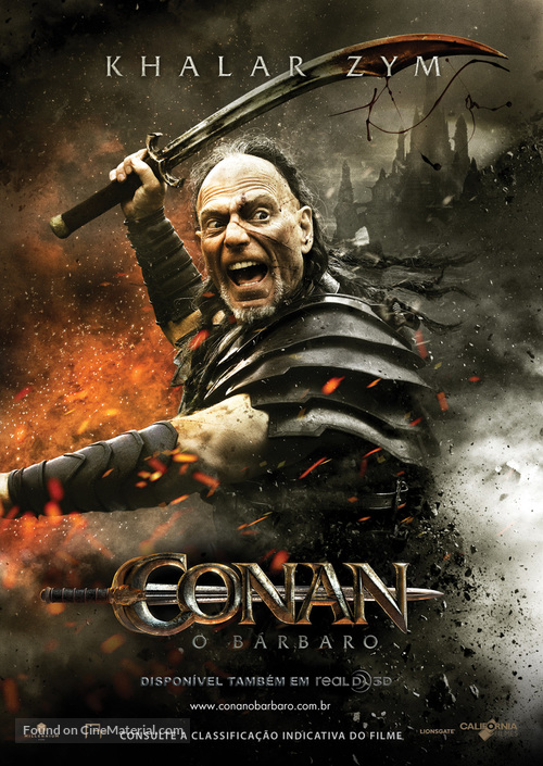 Conan the Barbarian - Brazilian Movie Poster