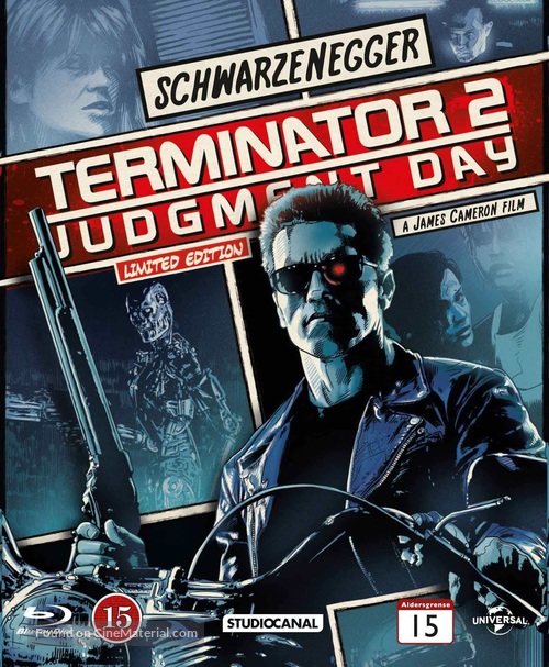 Terminator 2: Judgment Day - Danish Blu-Ray movie cover