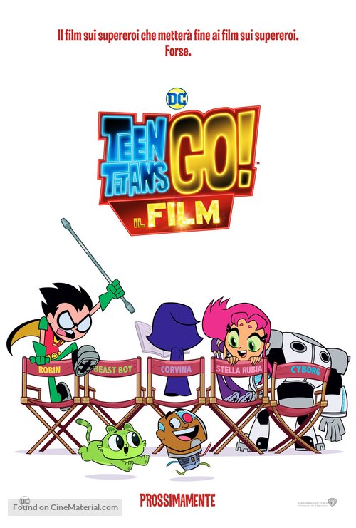 Teen Titans Go! To the Movies - Italian Movie Poster