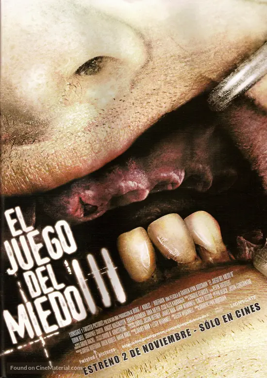 Saw III - Argentinian Movie Poster