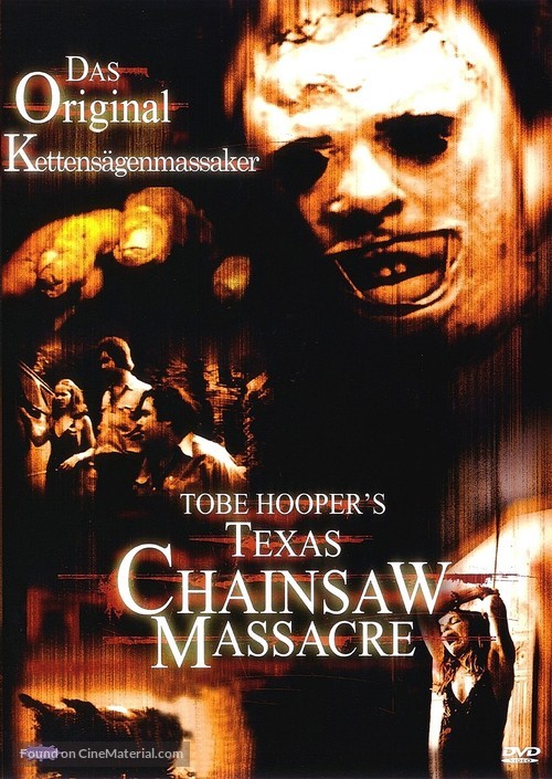 The Texas Chain Saw Massacre - German DVD movie cover