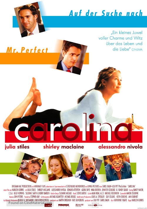 Carolina - German Movie Poster