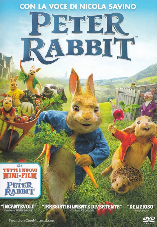 Peter Rabbit - Italian DVD movie cover