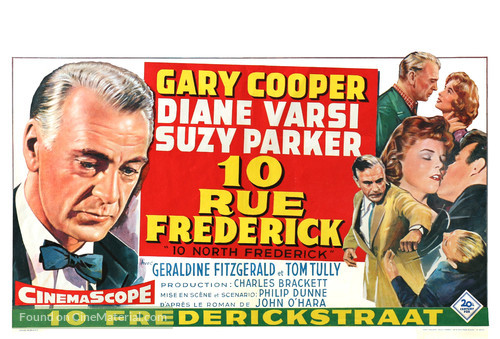Ten North Frederick - Belgian Movie Poster