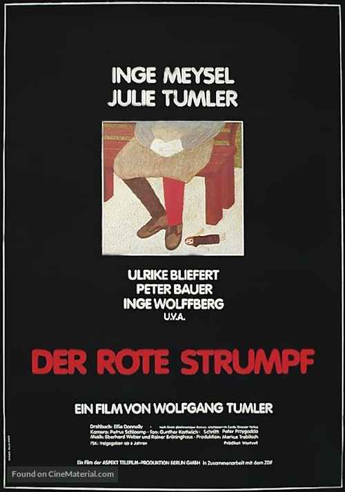 Der rote Strumpf - German Movie Poster