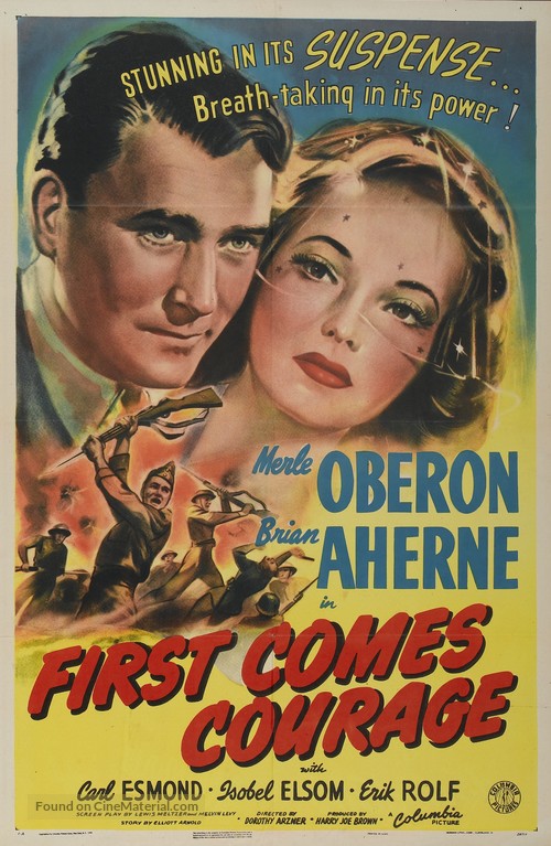 First Comes Courage - Movie Poster